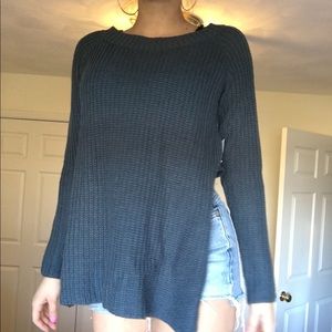 Blue-Green Sweater